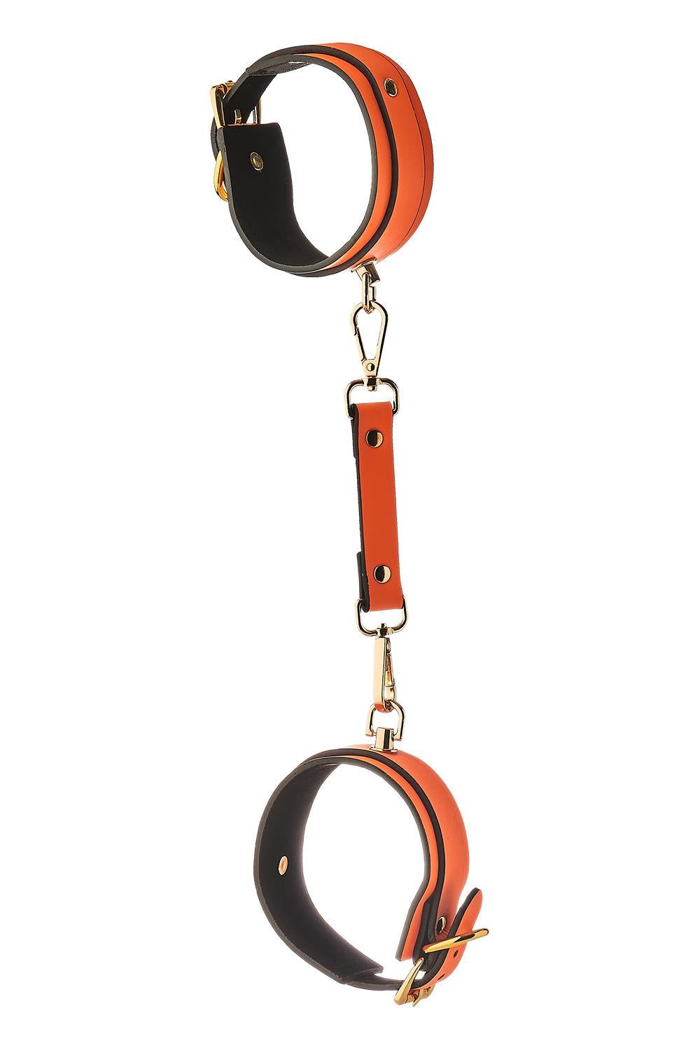 Bondage Udstyr i selvlysende orange design fra Radiant - Ankelmanchetter