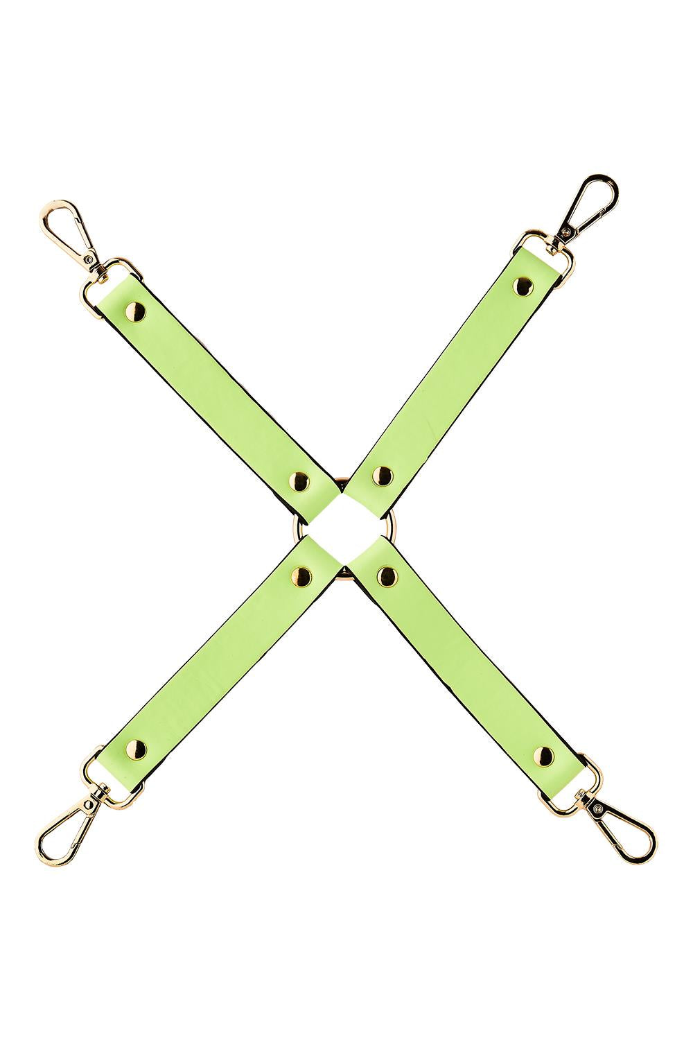Bondage Hog Tie i Grønt Selvlysende design fra Radiant