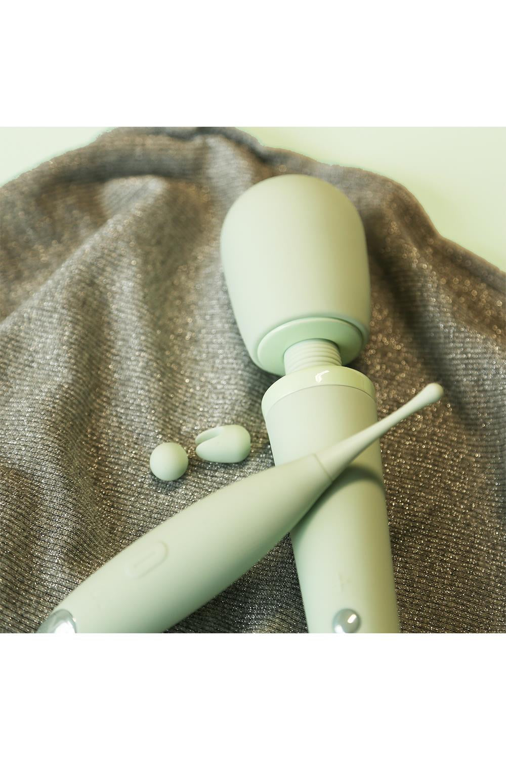 Glam Point Stimulator og Wand Vibrator til Klitoris