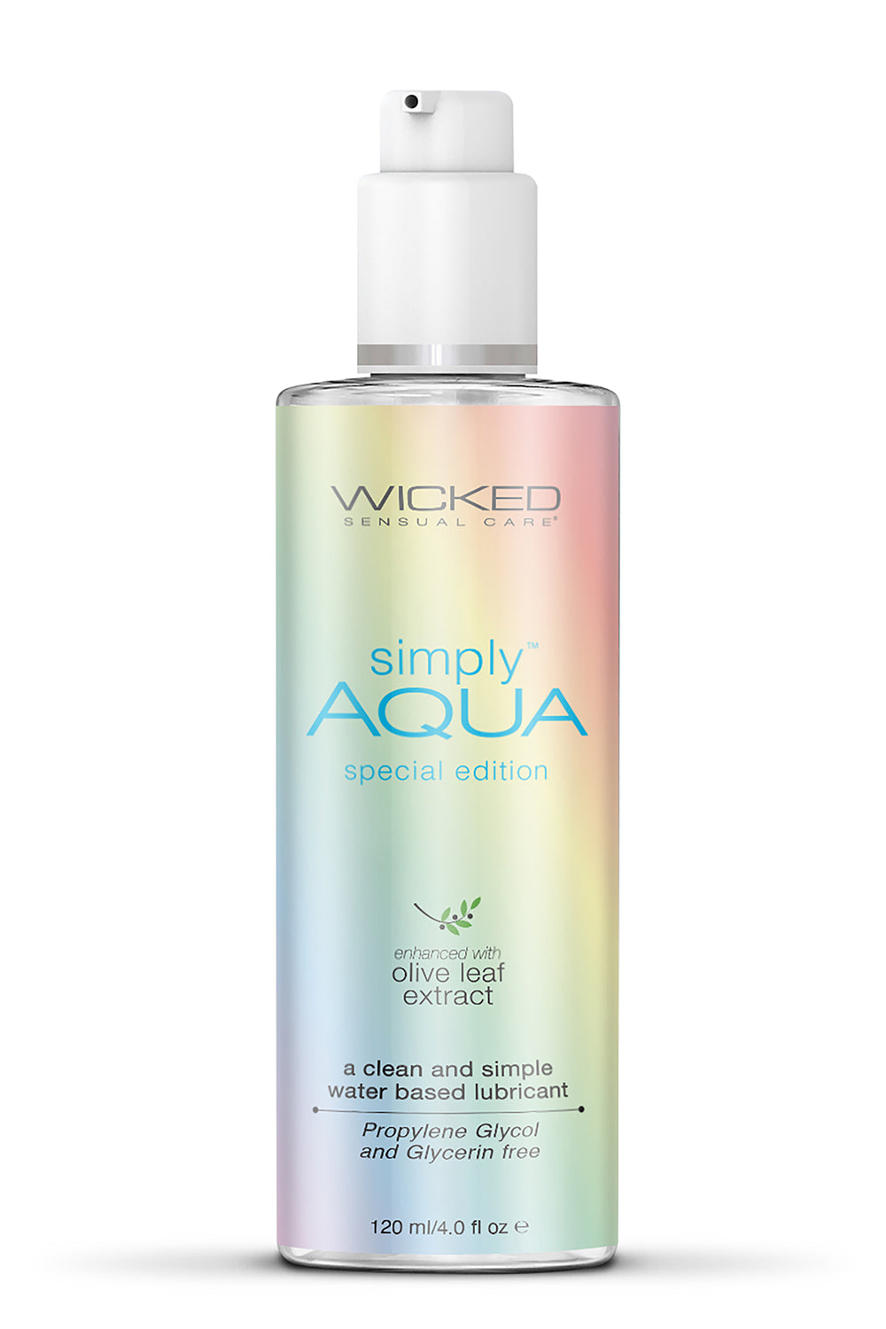 Glidecreme fra Wicked - Simply Aqua - vegansk og glycerinfri