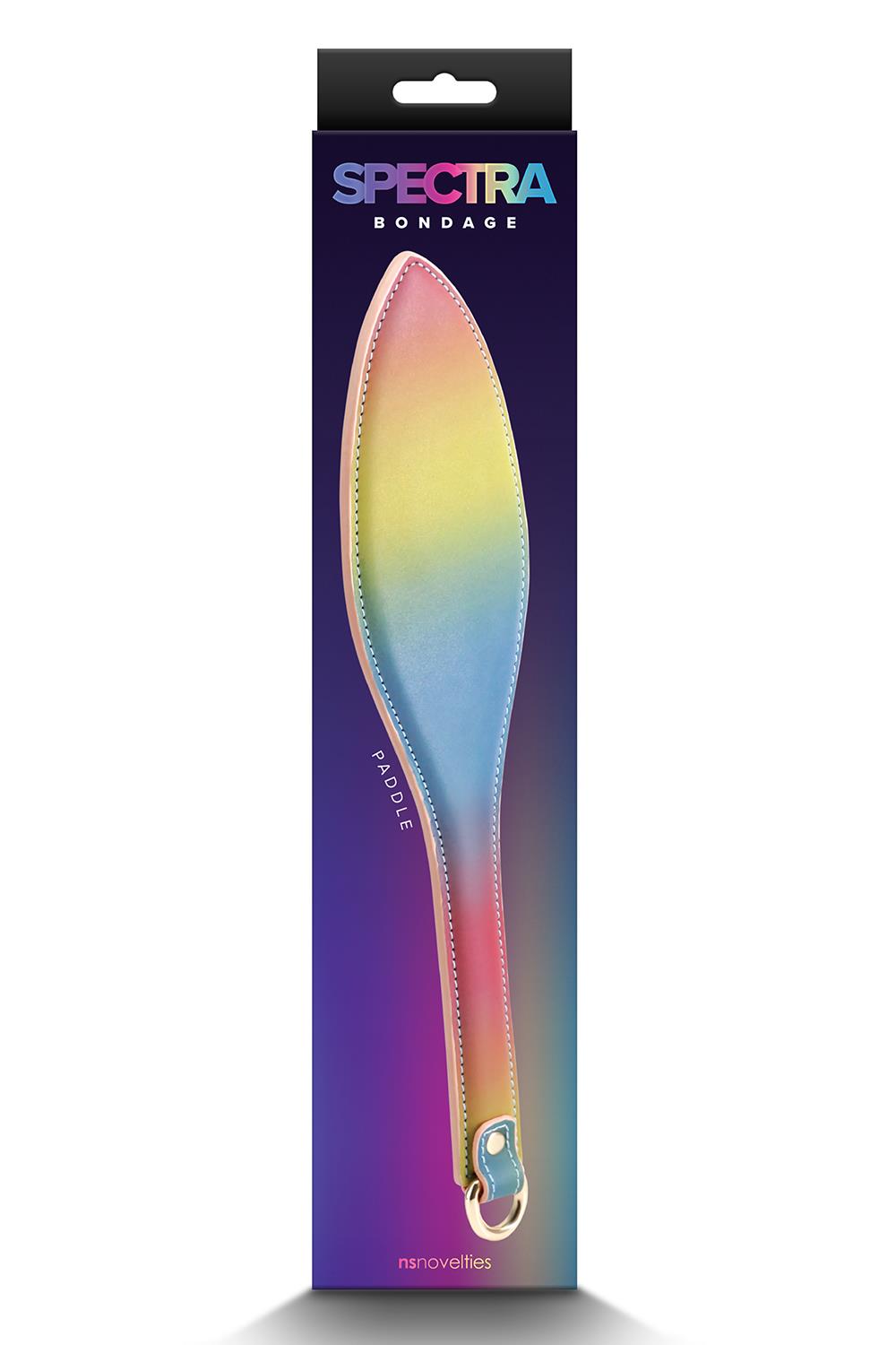 Bondage Paddle i smukt farverigt design, Spectra, fra NS Novelties