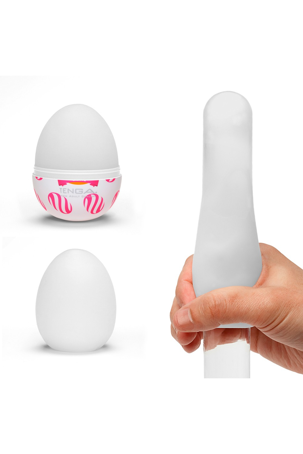 Masturbator Æg fra Tenga - Curl