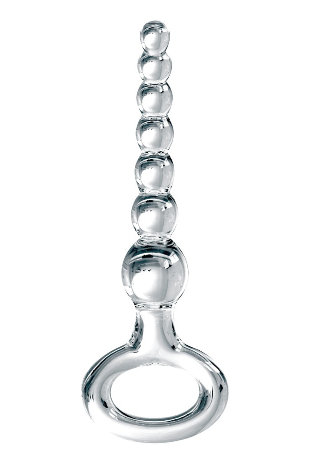 Glas Buttplug fra Icicles med håndtag