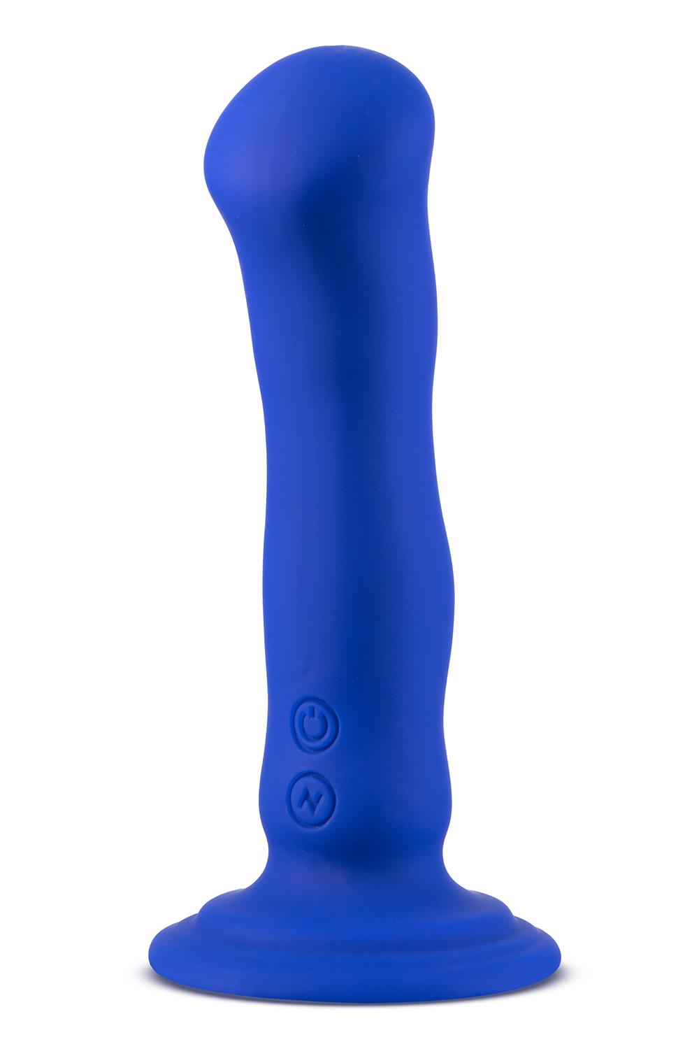 Sugekop Dildo med Vibrator - Impressions Santorini i blåt design