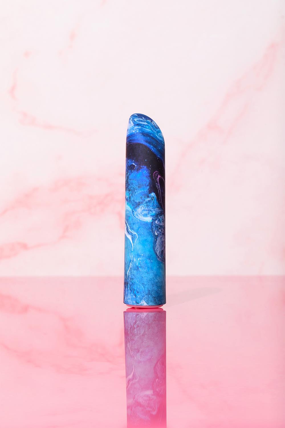 Limited Addiction Bullet Vibrator i blåt design - Mesmerize