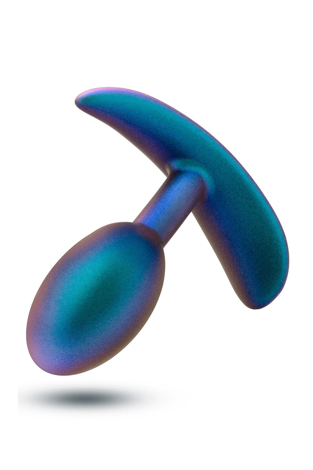 Buttplug i flot design fra Matrix - Nebula design i blå farve med lilla nuancer