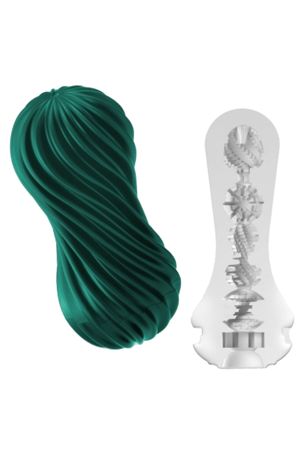 Tenga Flex Masturbator Sleeve med Vakuum i grønt stilfuldt design
