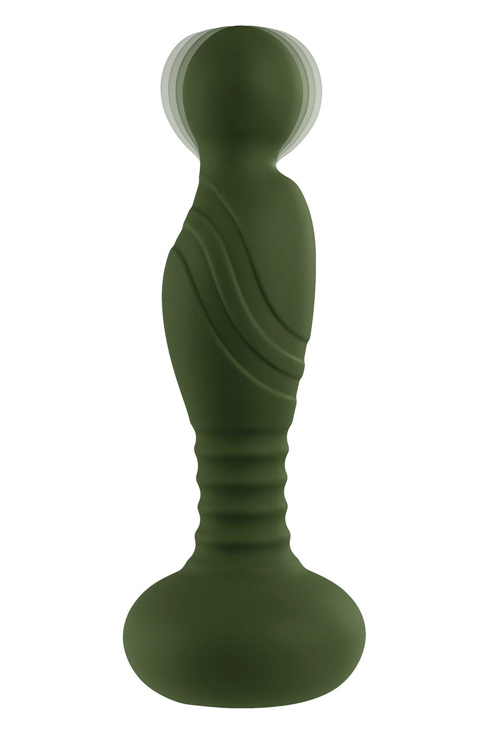 ButtPlug med kom her bevægelse og vibration fra Gender X