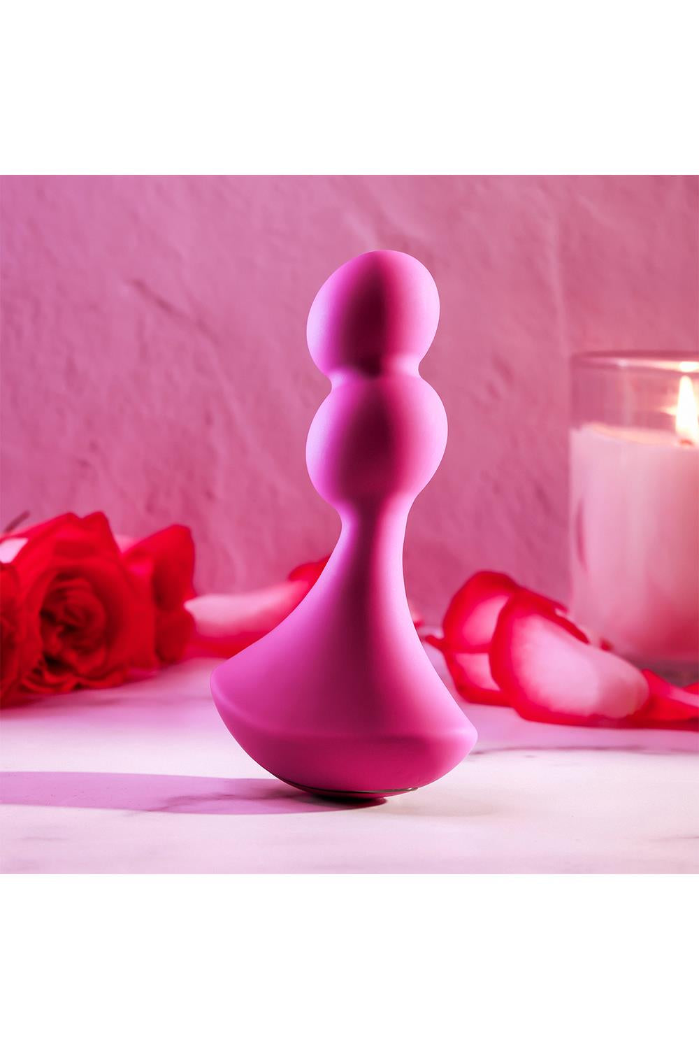 Vibrator til anal i lilla farve og i moderne stilrent design