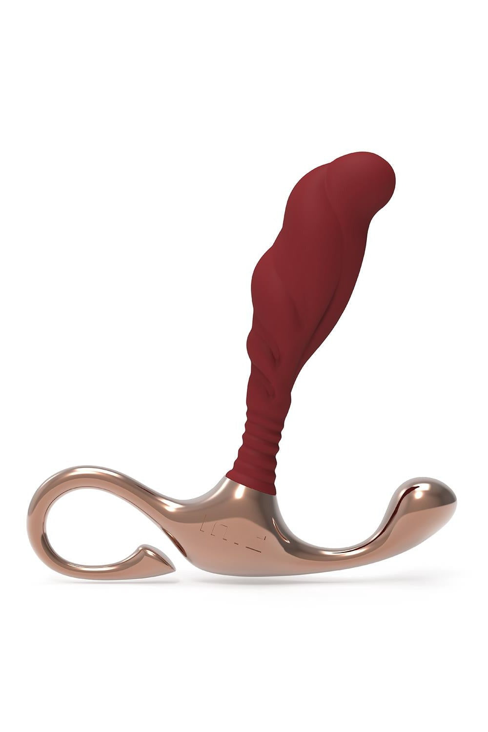 Eksklusiv Zini Janus Butt Plug i rød og metal design