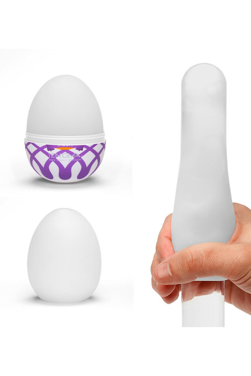 Masturbator Æg fra Tenga - Mesh design