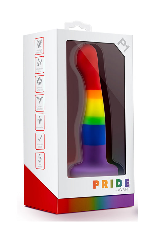 Avant Freedom Dildo med Sugekop i flot Pride Edition
