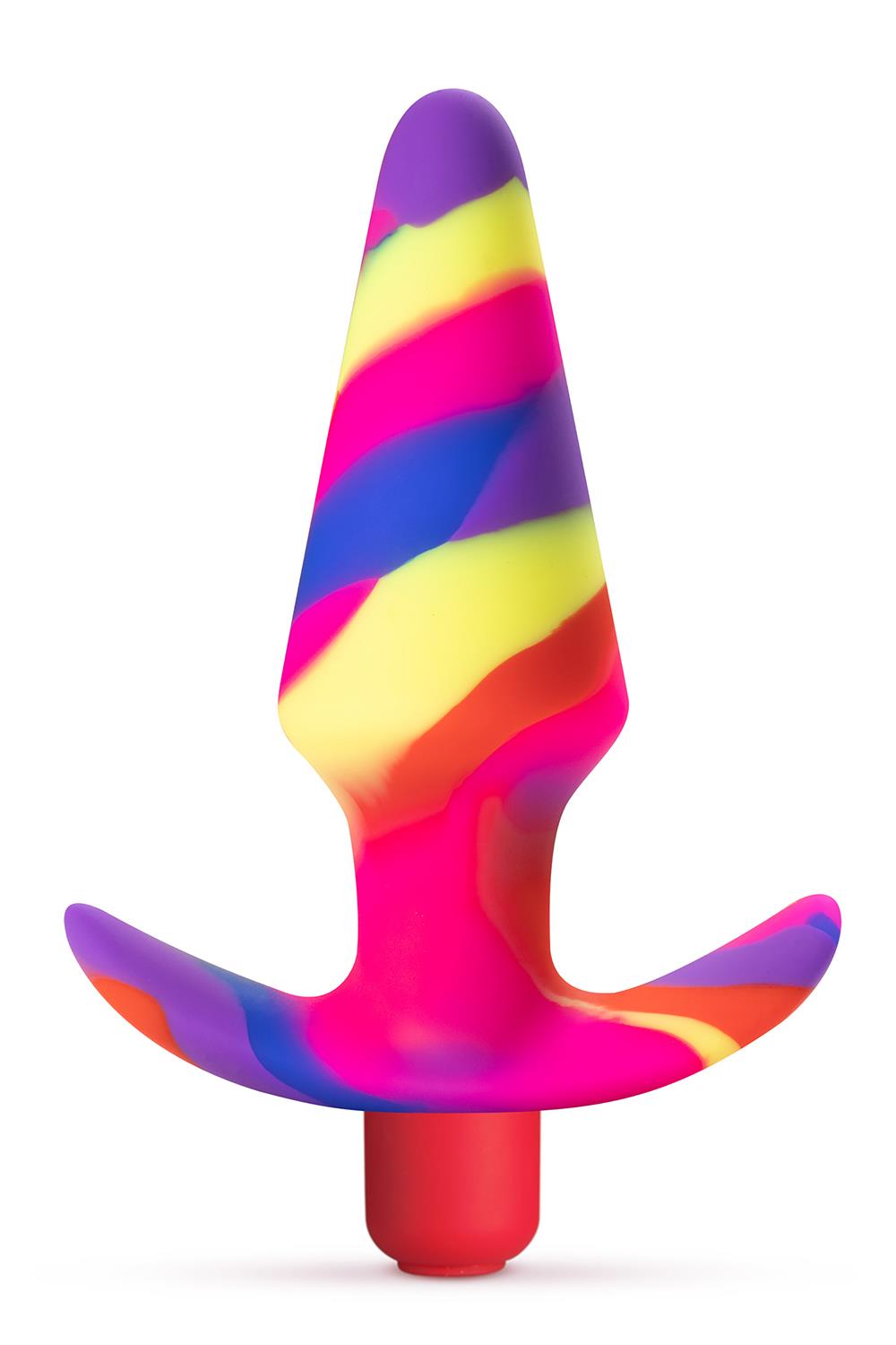 Avant Free Spirit Buttplug med Vibrator i Flot Farverigt design