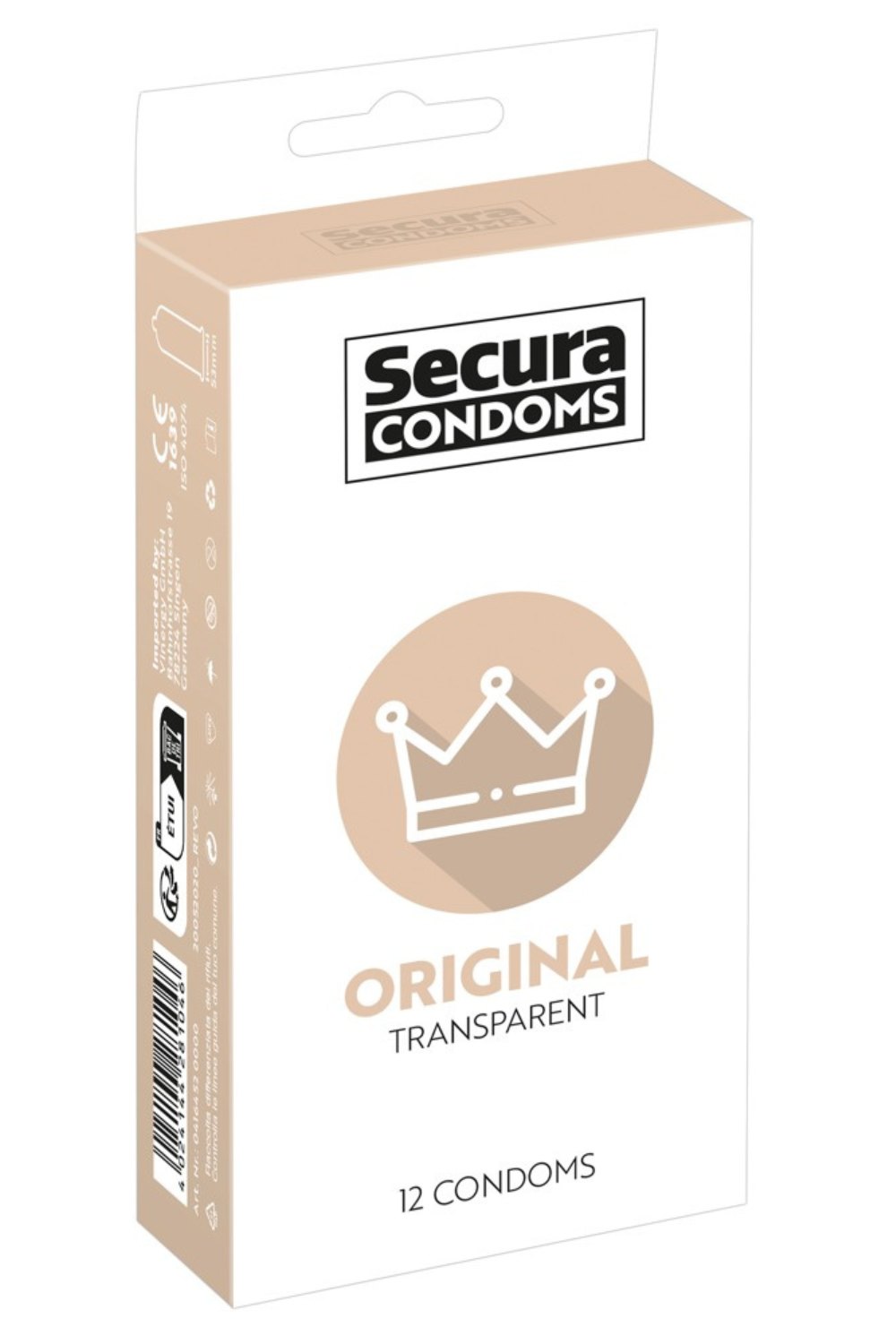 Secura Kondomer - Original - Transparente kvalitets kondomer - 12 stk