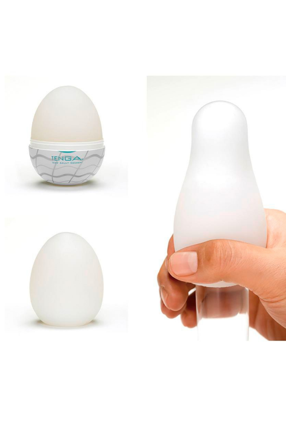 Masturbator Sleeve fra Tenga i Wavy II design