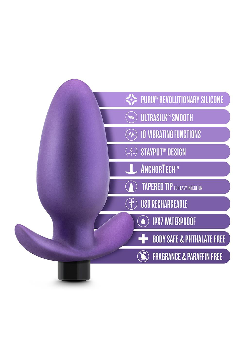 Buttplug Vibrator Specifikationer - Matrix design