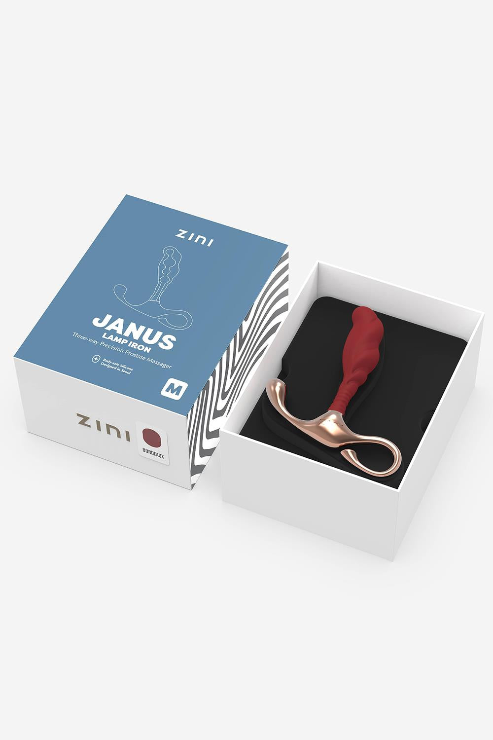 Janus Butt Plug i eksklusivt rødt metal design til prostatastimulering