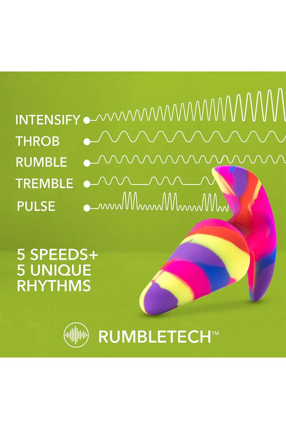 Avant Free Spirit Buttplug med Vibrator og Rumbletech rytmer